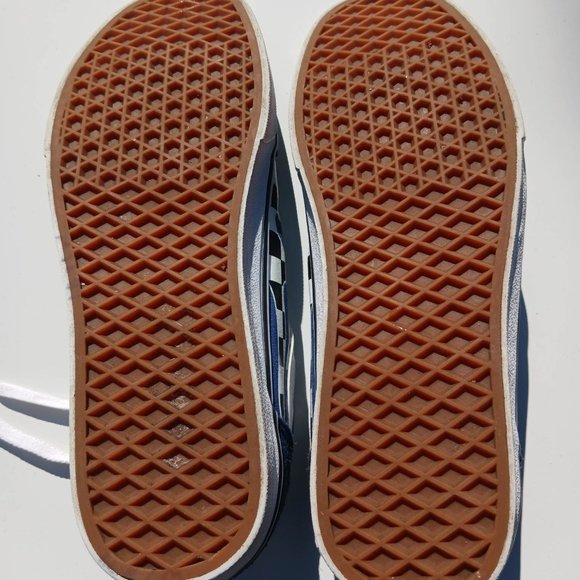 Vans blue men's size 11 skater shoes checkered - Picture 9 of 12